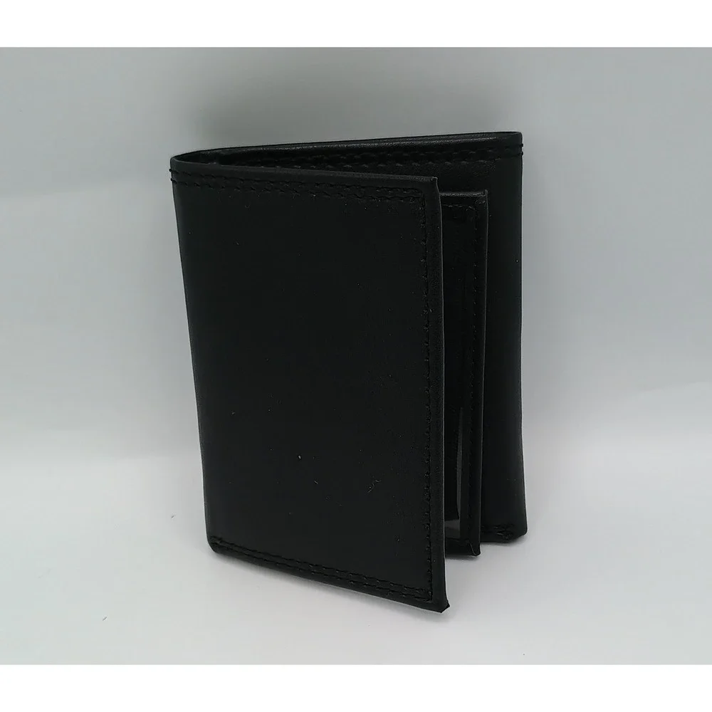 Lot‎ of 2 Black Goodfellow Tri Fold Trifold Mens Wallets Target